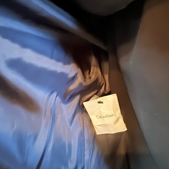 Calvin Klein black sleeveless lined dress with large pearl buttons sz 10 NWT - Picture 7 of 8